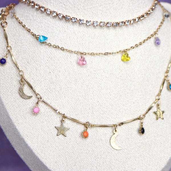 Rainbow Heart Necklace