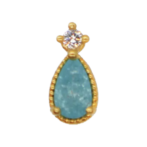 Water Drop Barbell Stud