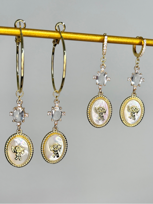Shooting Angel Earrings